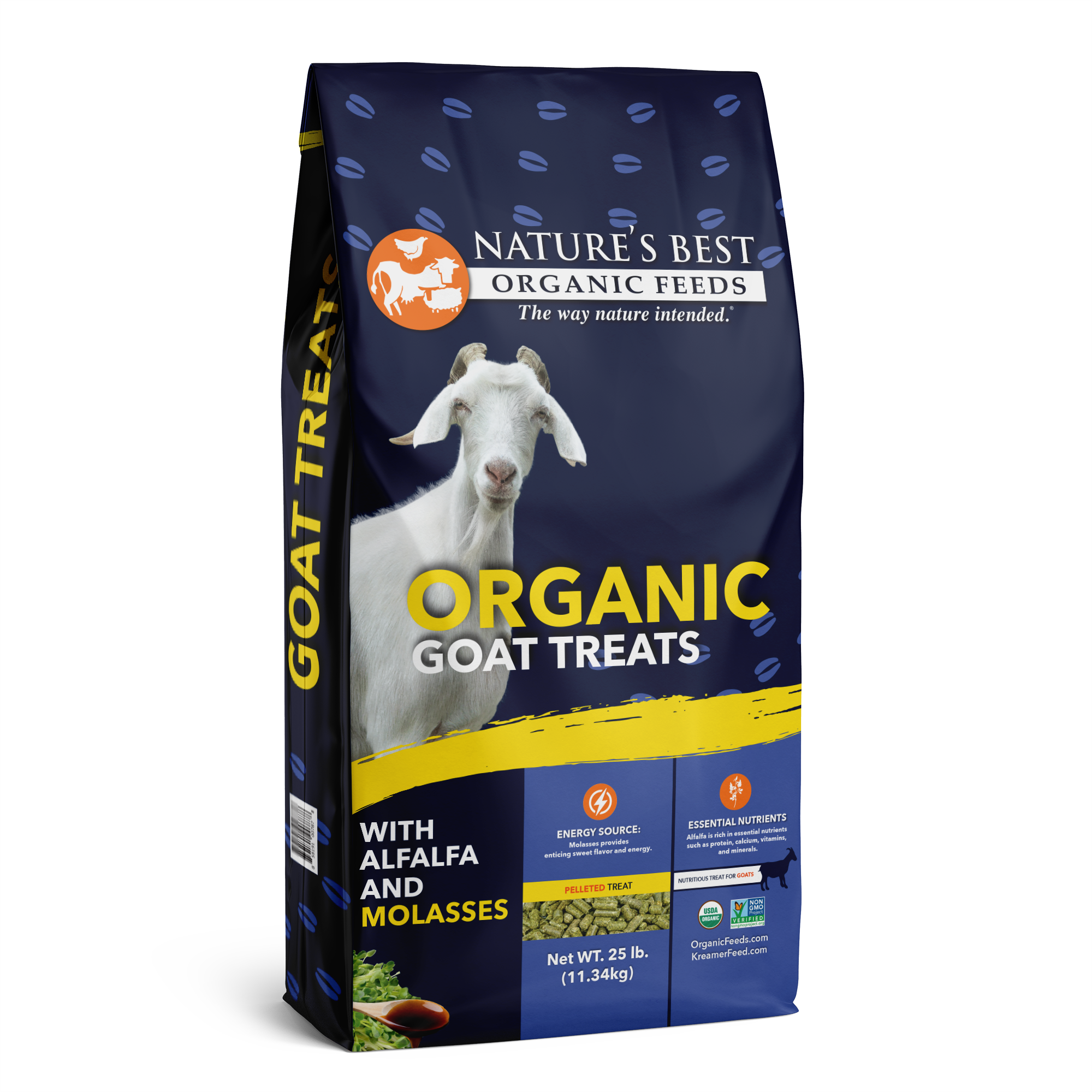 Organic Goat Treats With Alfalfa and Molasses