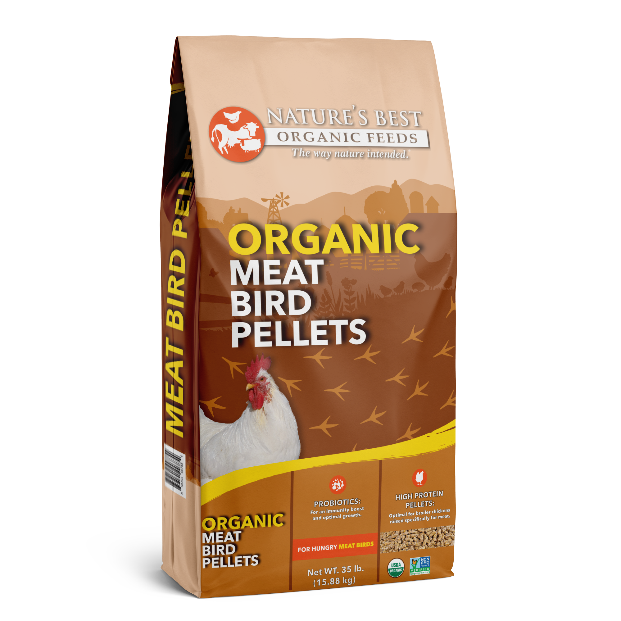 Organic Meat Bird Pellets