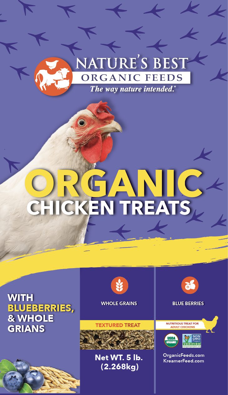 Organic Chicken Treats with Blueberries, Grains, & Oats