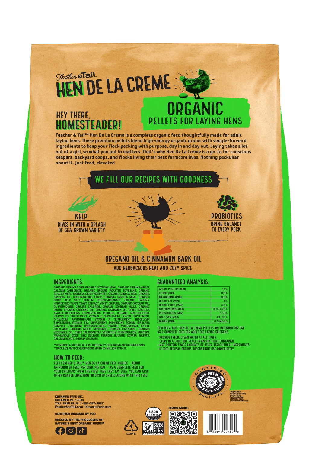 Feather & Tail™ Hen De La Creme