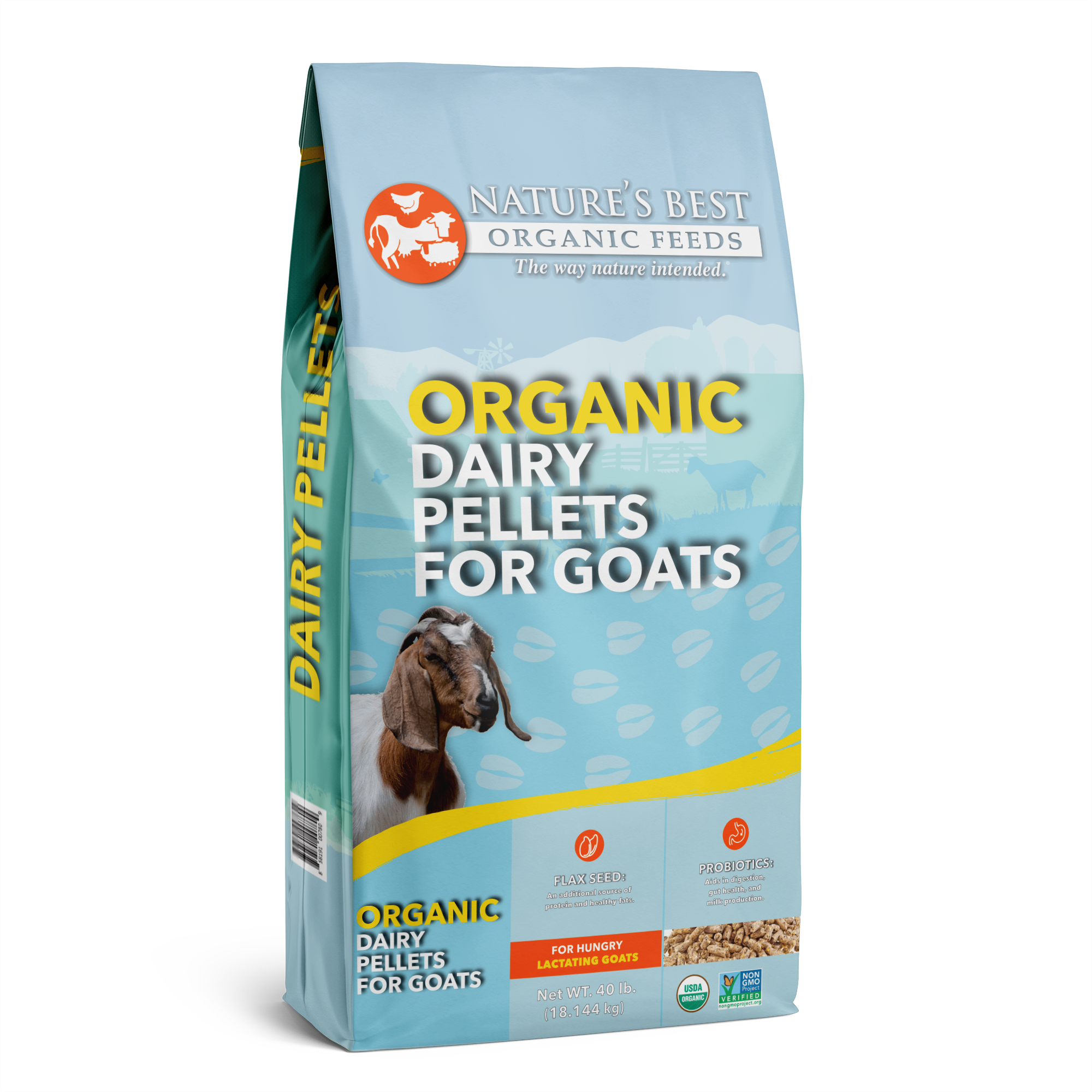 Organic Dairy Pellets for Goats