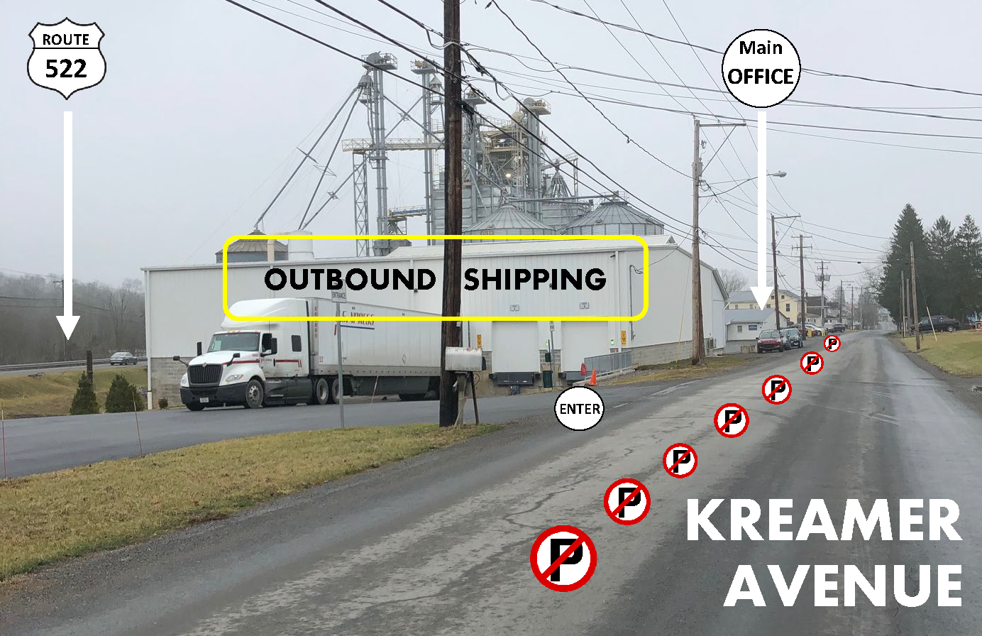 KFI SHIPPING MAP
